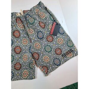 Pleasures Coffer Tapestry Print Cotton Shorts‎ NWT Men's Patterned Woven Boho L